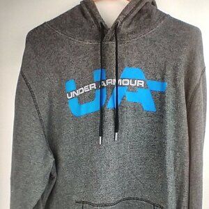 Under Armor UA Men’s XL Loose Gray Tweed Style Hoodie Sweatshirt Pullover